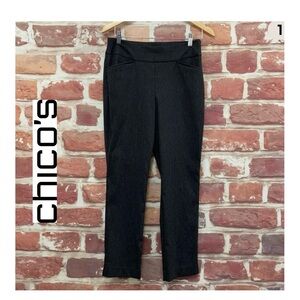CHICO’s Gray Perfect Stretch Ankle Dress Pants Size 0/4